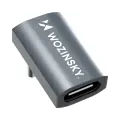 Wozinsky WPKF-01 USB-C - USB-C 40Gb|s 240W 8K OTG Angled Adapter - Gray Фото num