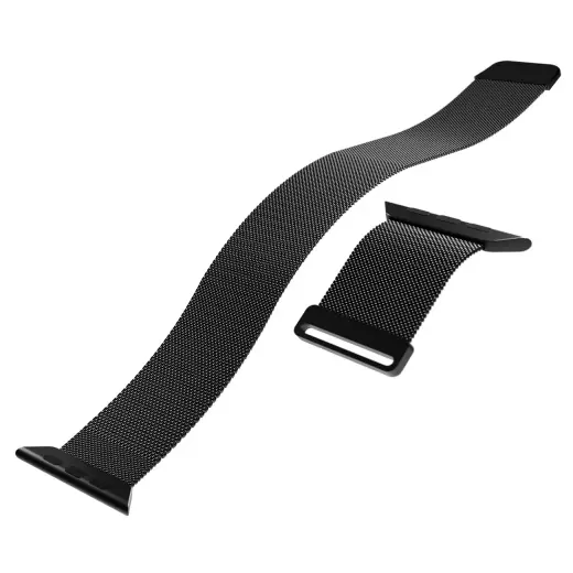 Puro Milanese Stainless Steel Apple Watch Band 38|40|41mm - Black Фото num