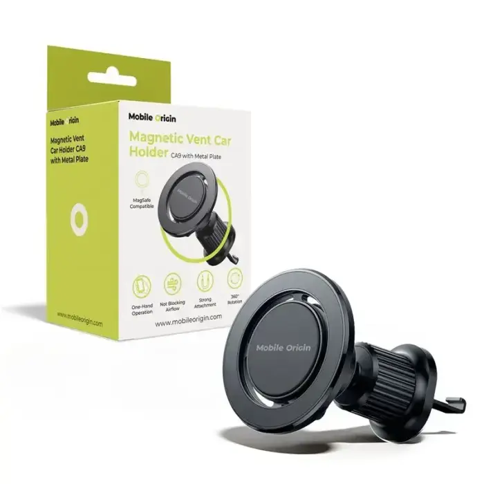 Mobile Origin Magnetic Vent Car Holder CA9 with Metal Plate