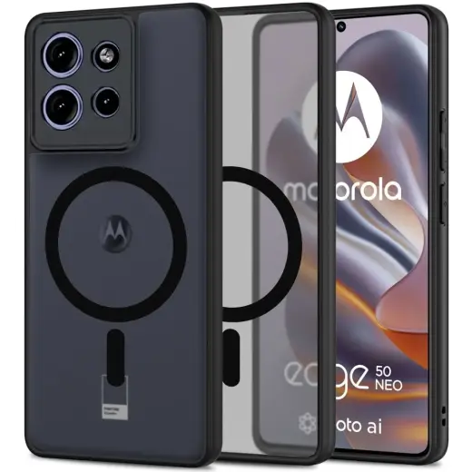 TECH-PROTECT MAGMAT MAGSAFE MOTOROLA EDGE 50 NEO МАТОВЫЙ ЧЕРНЫЙ Фото num