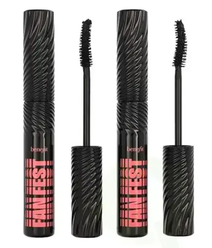 Benefit Fan Fest Fanning & Volumizing Mascara Duo Set 2x 8.5g Fanfest Volumizing Black Mascara Foto 1