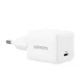 Ugreen X513 зарядное устройство | 30W | GaN | USB-C | с проводом USB-C на USB-C в комплекте | белое Фото num