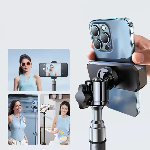 Wozinsky WRLD-00Y1S tripod tripod durable carbon steel tripod 1.7m matte - black Фото num