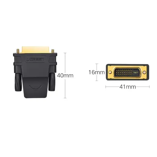 UGREEN adapteris DVI - HDMI Full HD (melns) Foto 7