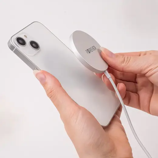 Forever MAWC-100 magnetic wireless charger 15W gray Фото num