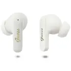 Earphone TWS Guess Script Metal Logo    white — Foto 2