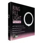 LED Ring Stream RGB lamp 10" with holder for mobile + tripod black Photo