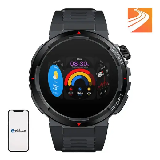 Zeblaze Ares 3 Plus Smartwatch (Black) Фото num