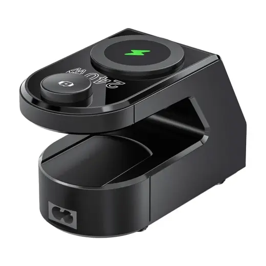 Blitzwolf BW-FW10 alarm clock with charger 2xUSB-A, 4xUSB-C, 240W Foto 3