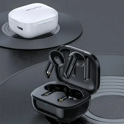 Słuchawki Bluetooth 5.0 T36 TWS + stacja dokująca Białe  Foto 3