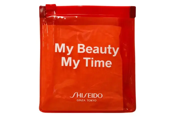 Shiseido, My Beauty My Time, GWP Textile Pouch