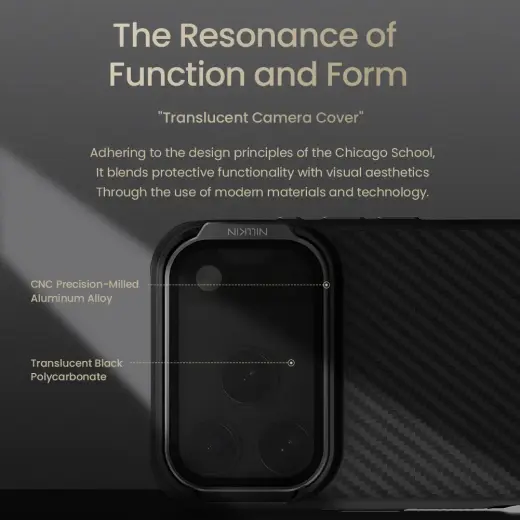 Nillkin CarboProp Aramid Magnetic Case for Apple iPhone 17 Pro Black Foto 5
