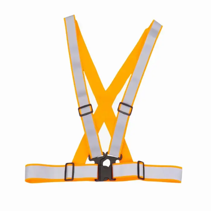 Atstarojošā siksnu veste, oranža AMiO-03939