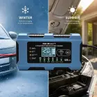 Qoltec Smart Battery Charger 12V 6A | Rectifier with repair function | MCU | Auto OFF | 9-stage charging | AGM, GEL, LiFePO4 — Photo 6