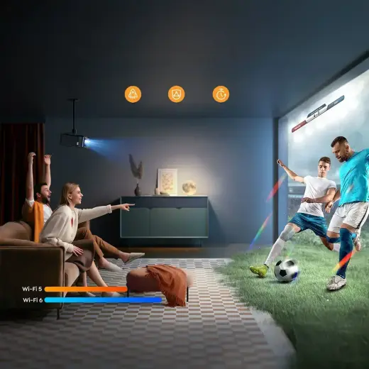 Yaber K2s Pro LCD FullHD 1080p Multimedia Projector with JBL Speakers and Subwoofer - Black Foto 10