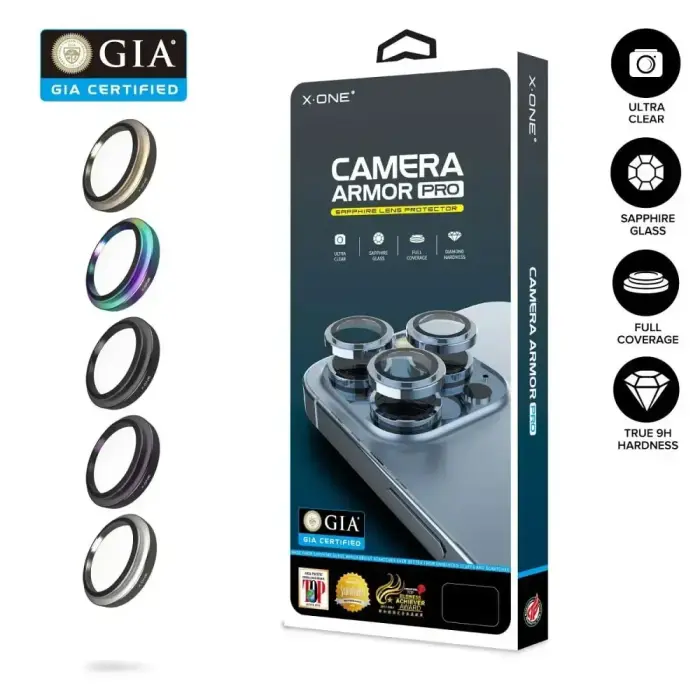 X-ONE Sapphire Camera Armor Pro - for iPhone 13 Pro/13 Pro Max - silver Фото num