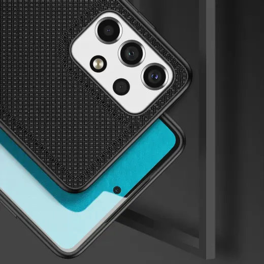 Dux Ducis Fino case cover, nylon material Samsung Galaxy A73 black Photo
