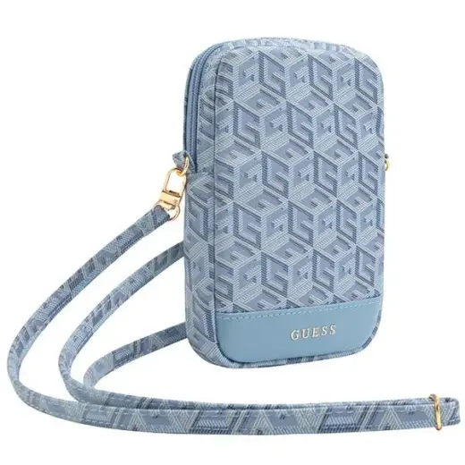 Guess Torebka GUWBZPGCSPGB niebieski|blue Zip GCube Bottom Stripe Фото num
