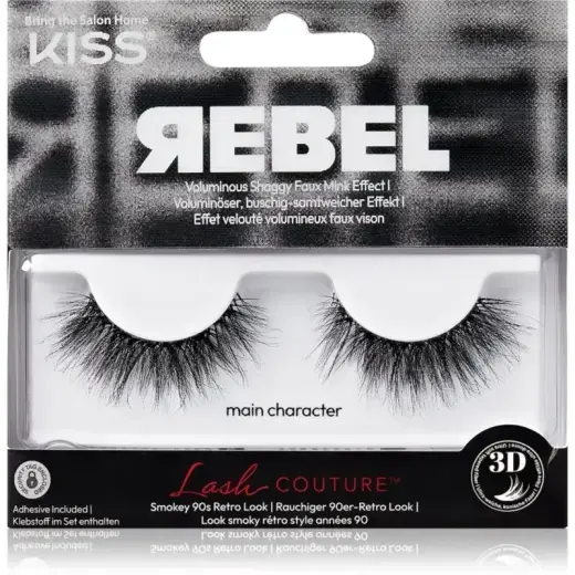 Lash Couture Rebel Collection False Eyelashes Single Pack, Main Character, 1 Pair Foto 3