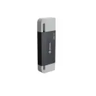 Devia card reader 2in1 EL239 USB/USB-C 2.0 black Foto 4