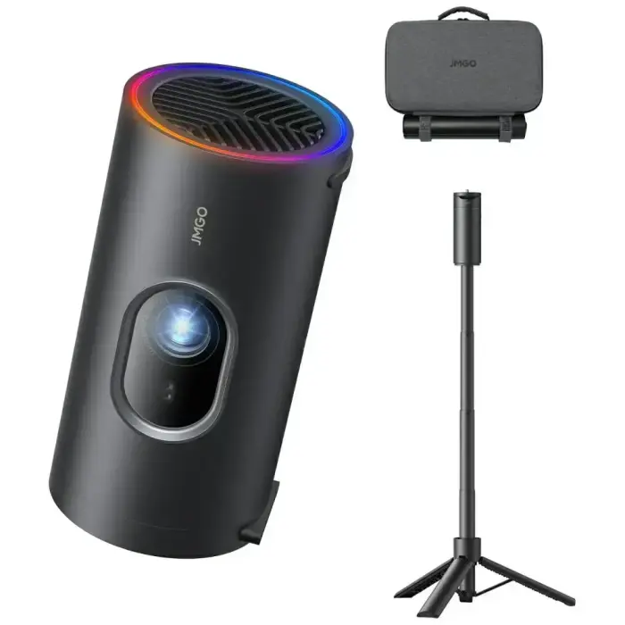 Laser projector set JMGO PicoPlay+ + tripod with power bank