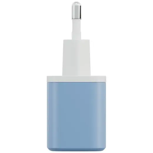Wall charger Bazic GoPort Velox Kit USB-C|USB-A GaN 35W with cable blue Photo
