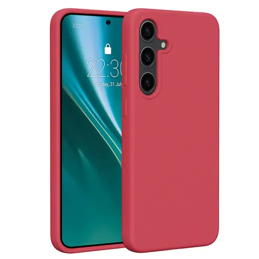 Etteri Silicone phone case for Samsung Galaxy S24 Plus raspberry