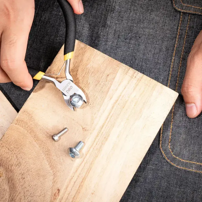 Мини-губка 5" Deli Tools EDL20025 (желтый) Фото num