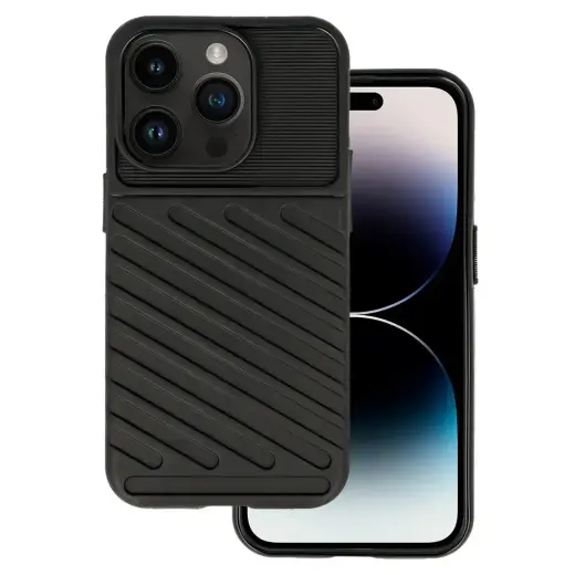Thunder maciņš telefonam iPhone 14 Pro melns