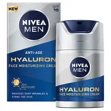 Men Hyaluron Face Moisturizing Cream SPF 15 - Moisturizing anti-wrinkle cream Foto 1