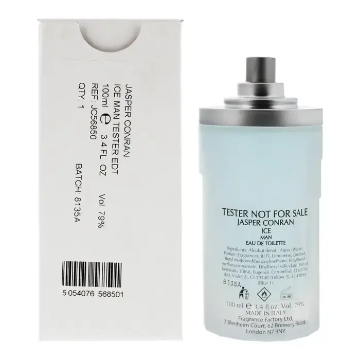 Jasper Conran, Ice, Eau De Toilette, For Men, 100 ml *Tester