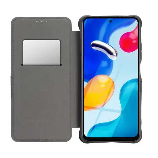 Fusion Razor Book grāmatveida maks Xiaomi Redmi Note 12 4G melns Foto 7
