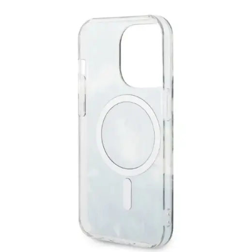 Zestaw Guess GUBPP14XHJEACSA Case+ Charger iPhone 14 Pro Max 6,7" zielony|green hard case Jungle MagSafe Фото num