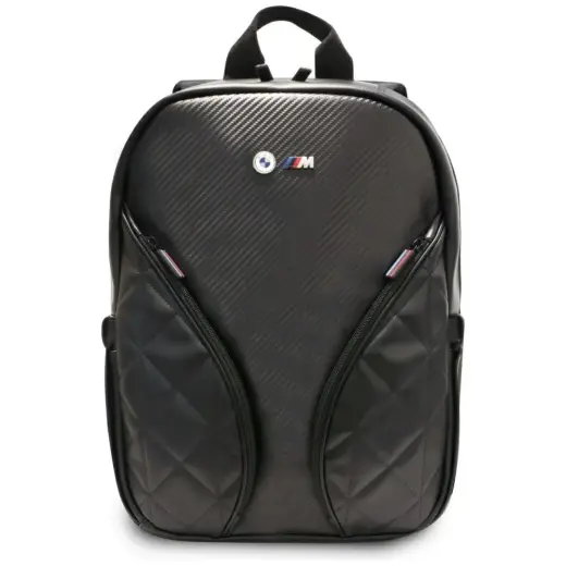Backpack BMW Carbon Pockets & Metal Logo 16" black