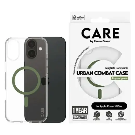 CARE by PanzerGlass Flagship Case iPhone 16 Plus 6.7" green|green MagSafe 1371 Foto 1