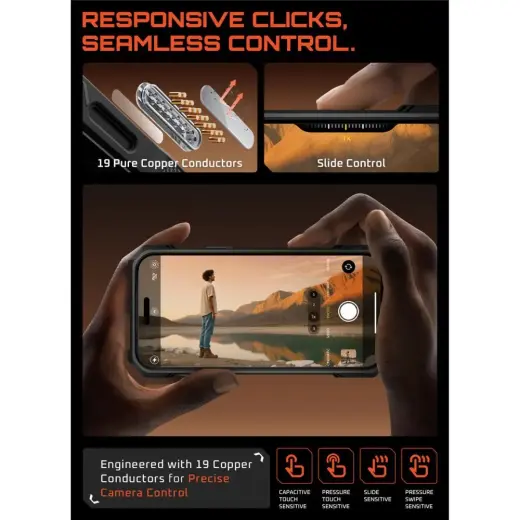 SUPCASE UB GRIP MAG MAGSAFE IPHONE 17 PRO MAX BLACK Photo