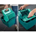 LEIFHEIT Profi Compact Press Floor Cleaning Bucket and Brush Photo