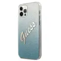 Guess GUHCP12LPCUGLSBL iPhone 12 Pro Max 6,7" niebieski|blue hardcase Glitter Gradient Script — Photo 2