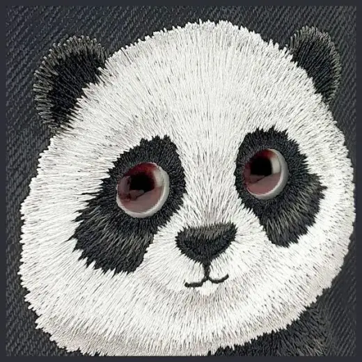 Nimmy etui iPhone 15 Pro 6.1"             czarny|black Big Eyed Pet 2.0 Panda Photo