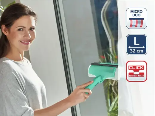 LEIFHEIT Logu birste Window & Frame Cleaner L micro duo Foto 2