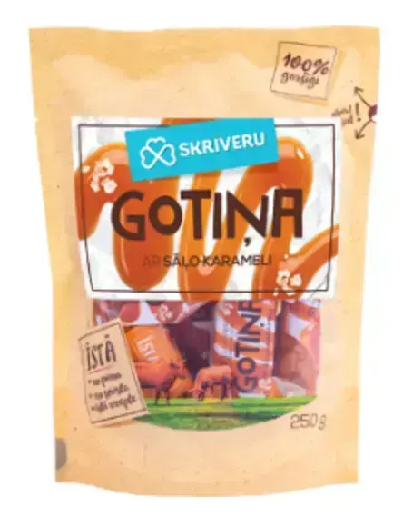 SKRĪVERU Gotiņa ar sāļo karameli, 250g