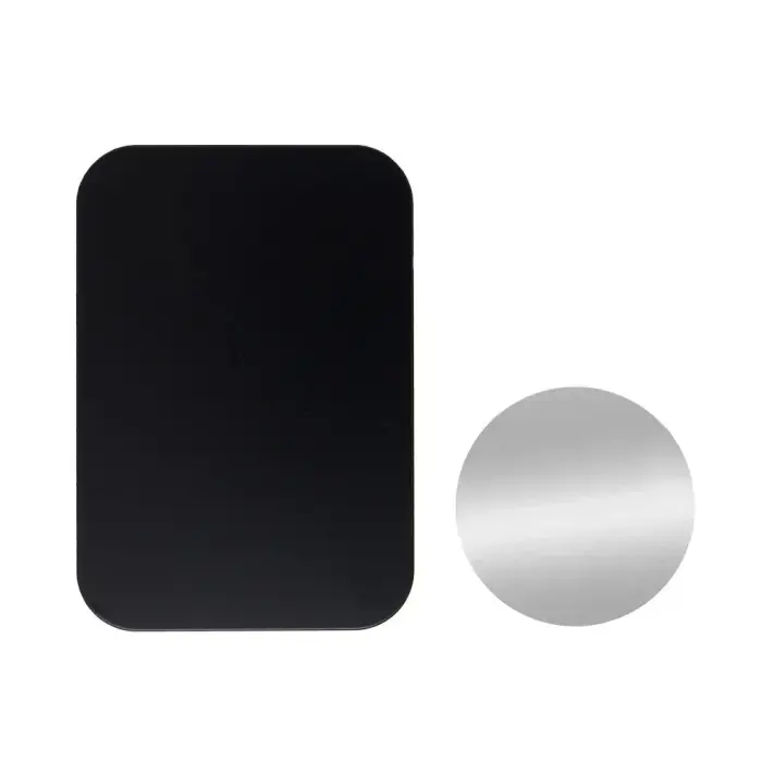 Badge for magnet car holder black and silver