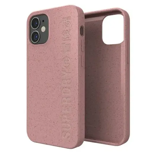 SuperDry Snap iPhone 12 mini Compostable Case różowy|pink 42620 Photo