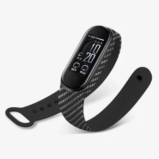 Wristband for Xiaomi Mi Band 7 Carbon black Фото num