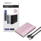 Qoltec Aluminium Enclosure | SSD HDD 2.5'' drive | SATA | USB 3.0 | Super speed 5Gb/s | 2TB | Pink Foto 7