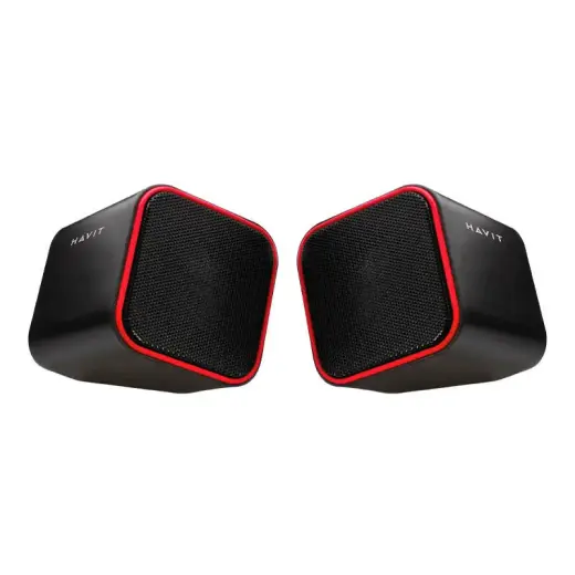 Havit HV-SK473-BR USB 2.0 speaker (Black-Red) Фото num