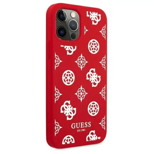 Guess GUHCP12LLSPEWRE iPhone 12 Pro Max 6,7" czerwony|red hard case Peony Collection Foto 4