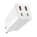 Wall charger Baseus GaN6 Pro 2xUSB-C + 2xUSB, 100W (white) Foto 3