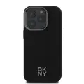DKNY PU Leather Stack Logo Magsafe Case for iPhone 16 Pro Black — Foto 1