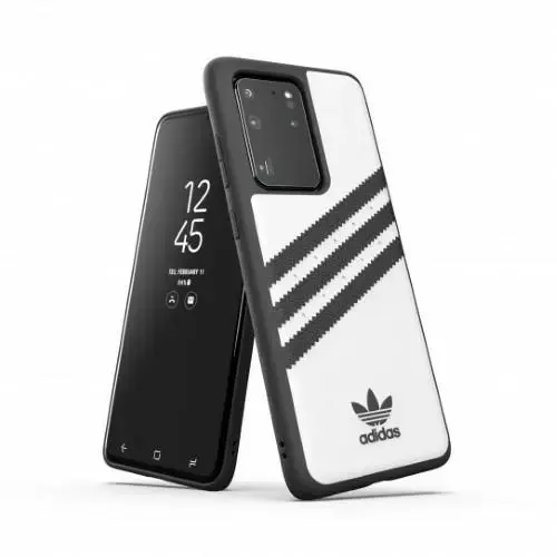 Adidas OR Moudled Case PU for Samsung Galaxy S20 Ultra - White and Black Фото num
